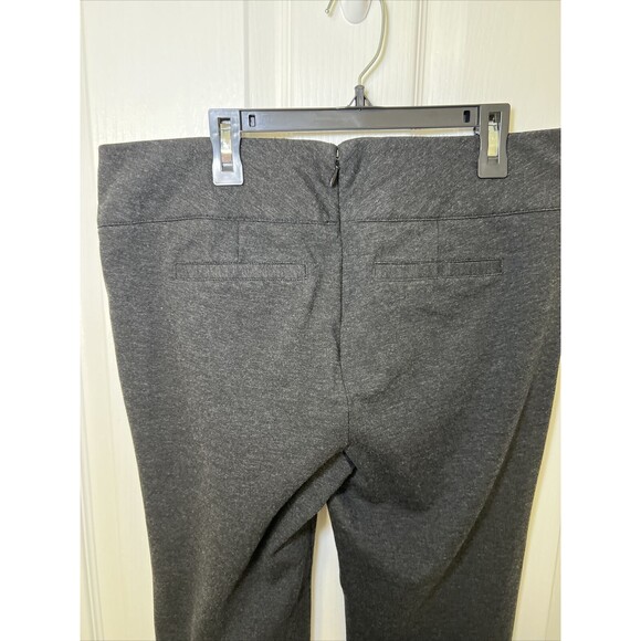 CAbi Rave Ponte Knit Dress Pants Size 8 Charcoal Gray Bootcut Stretch 542R - Picture 4 of 10